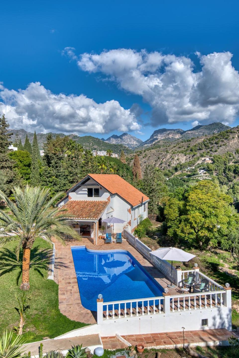 Villa Morera Bed & Breakfast Frigiliana Bagian luar foto