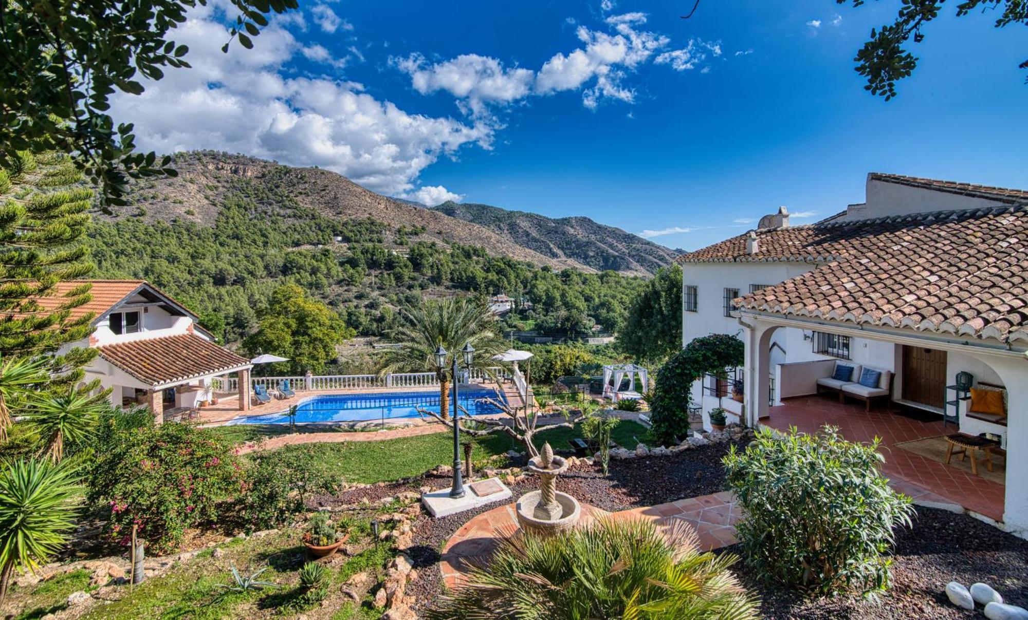 Villa Morera Bed & Breakfast Frigiliana Bagian luar foto
