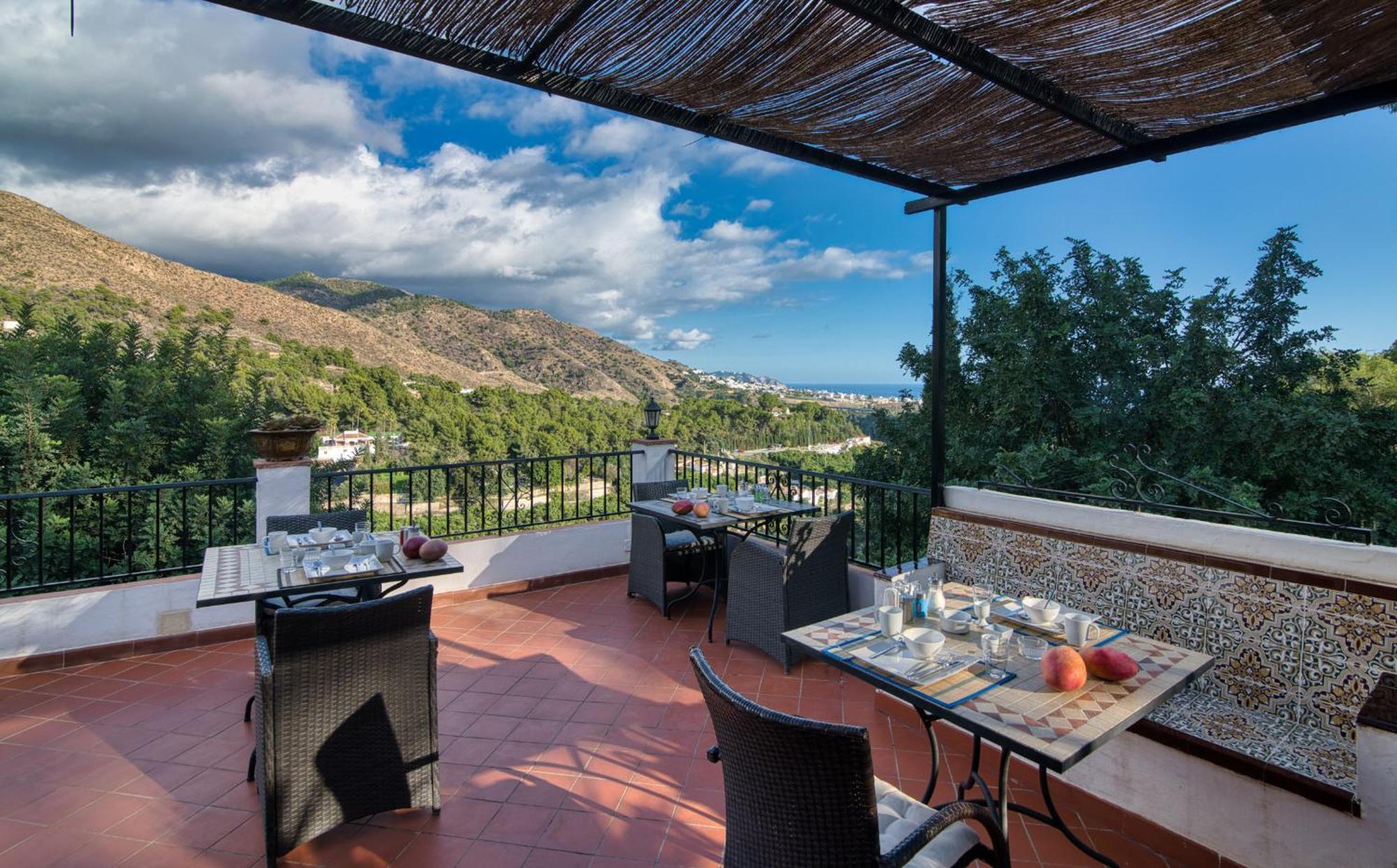 Villa Morera Bed & Breakfast Frigiliana Bagian luar foto