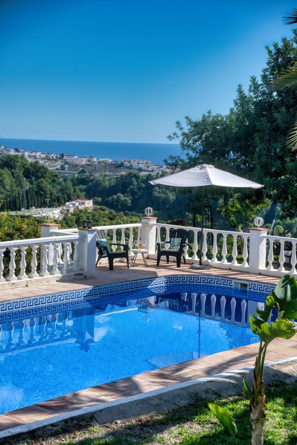 Villa Morera Bed & Breakfast Frigiliana Bagian luar foto