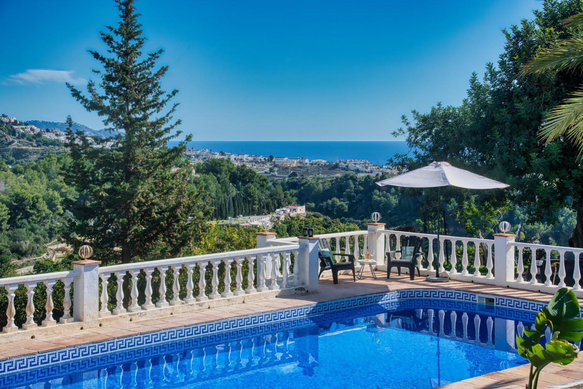 Villa Morera Bed & Breakfast Frigiliana Bagian luar foto