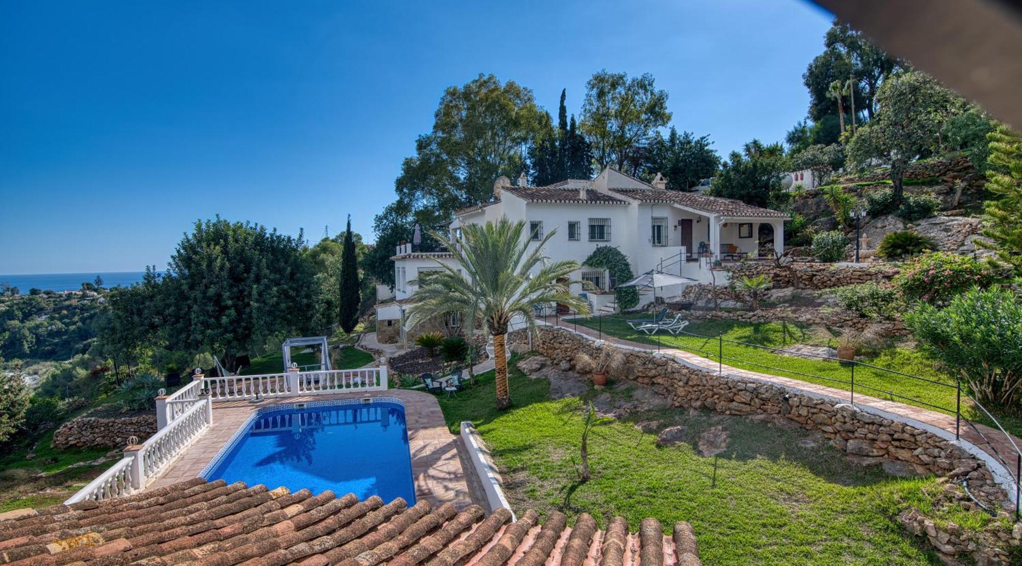 Villa Morera Bed & Breakfast Frigiliana Bagian luar foto