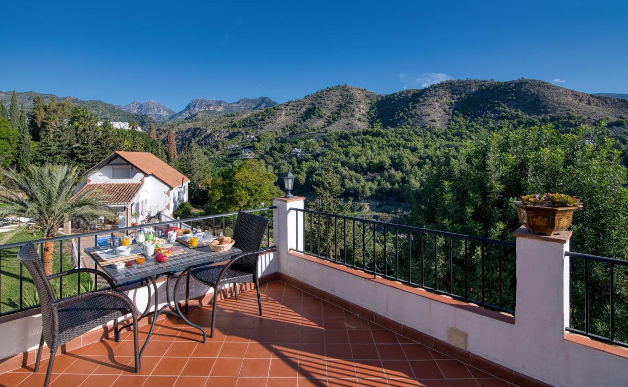 Villa Morera Bed & Breakfast Frigiliana Bagian luar foto