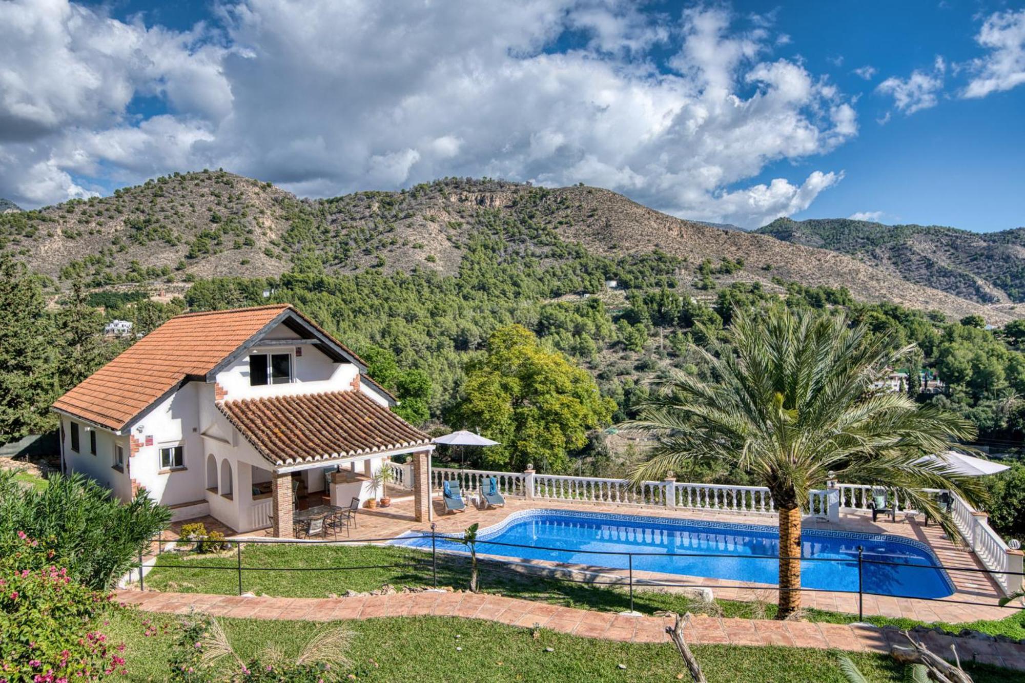 Villa Morera Bed & Breakfast Frigiliana Bagian luar foto