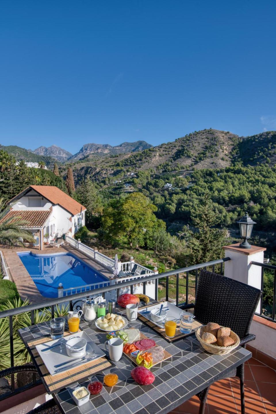 Villa Morera Bed & Breakfast Frigiliana Bagian luar foto