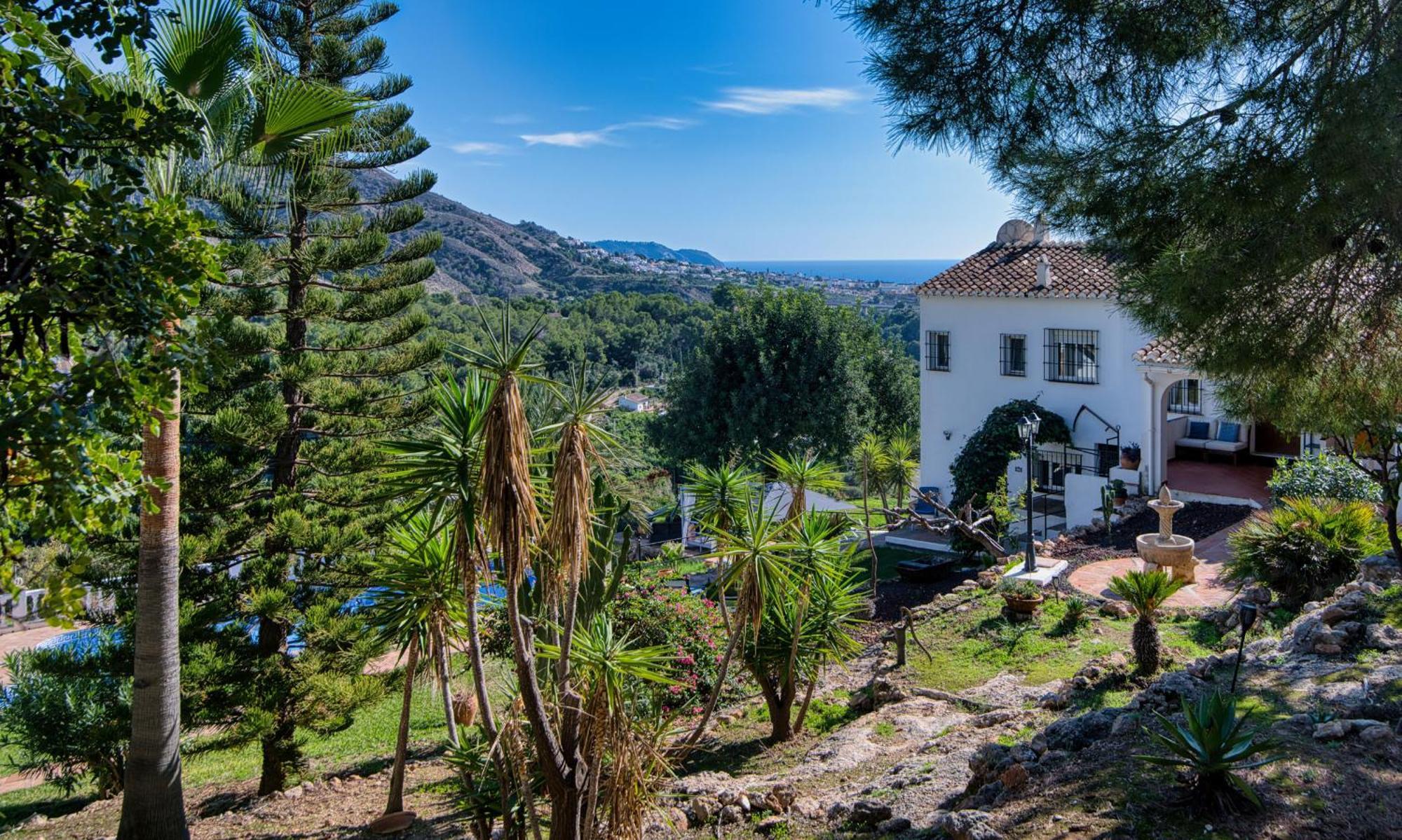 Villa Morera Bed & Breakfast Frigiliana Bagian luar foto