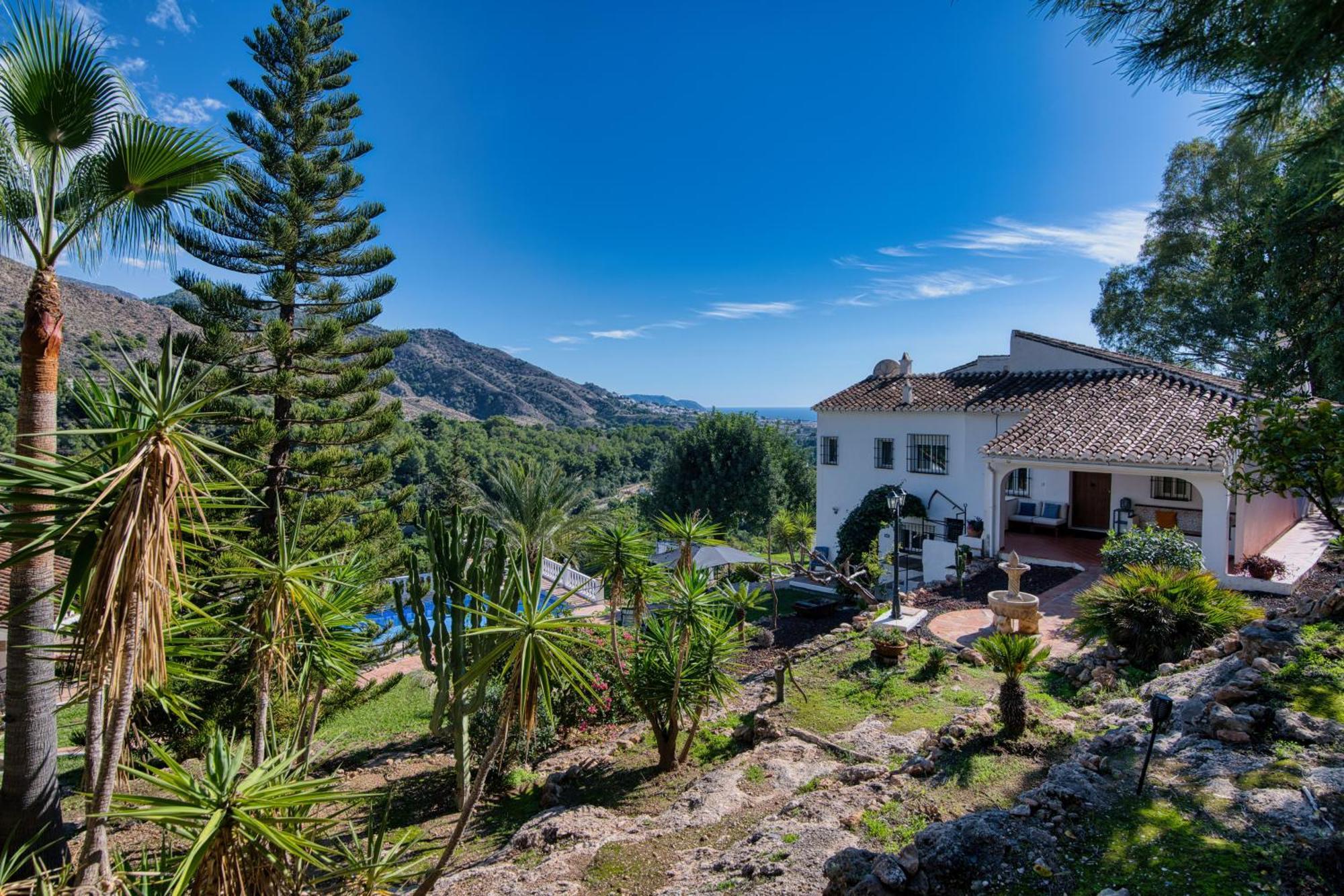 Villa Morera Bed & Breakfast Frigiliana Bagian luar foto